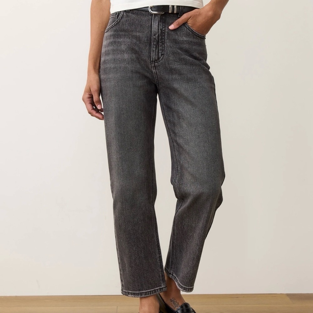 NWOT Marine Layer “Charlie” Straight Leg Denim Jeans (4)